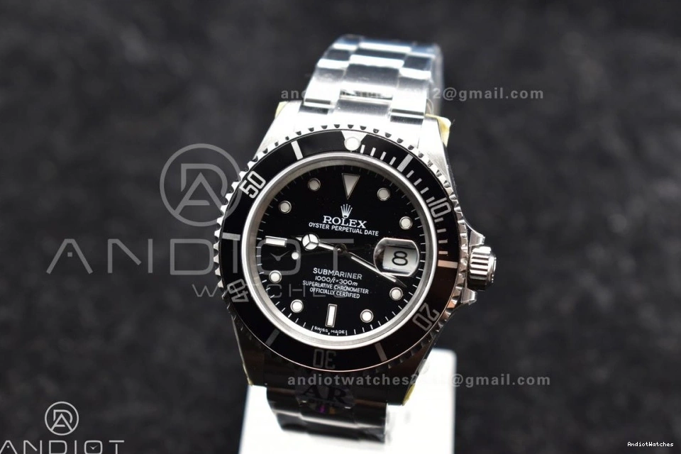 Bright ARF1:1 Best on 904L Steel SS 1136 16610 LN V Edition SH3135 Black Bracelet Submariner 1106